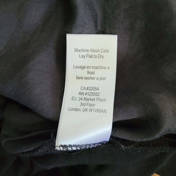 Dolan Shirt Womens Medium Relaxed V Neck Tunic Hi Low Button Anthropologie - Picture 11 of 12